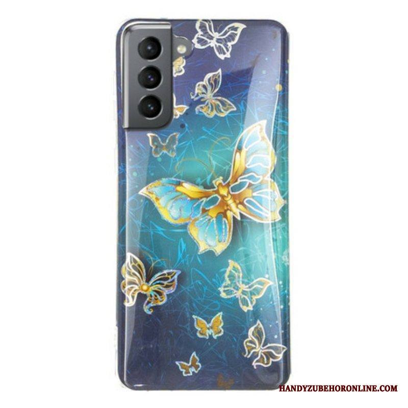 Kuori Samsung Galaxy S21 FE Design-perhosia