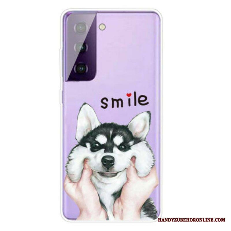 Kuori Samsung Galaxy S21 FE Hymyile Koira