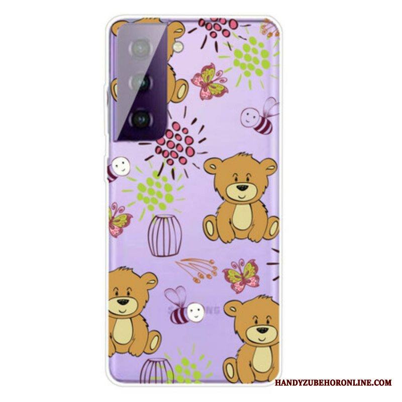 Kuori Samsung Galaxy S21 FE Teddy Bears Toppi