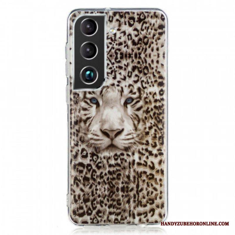 Kuori Samsung Galaxy S22 5G Leopardi Loisteputki