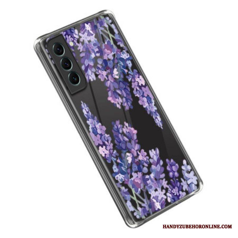 Kuori Samsung Galaxy S23 5G Saumattomat Violetit Kukat
