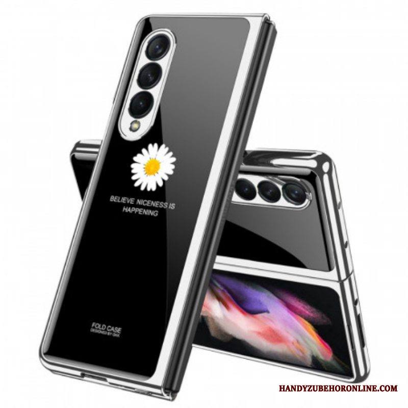 Kuori Samsung Galaxy Z Fold 3 5G Daisy Tempered Glass Gkk