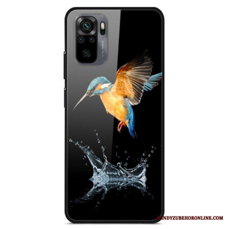 Kuori Xiaomi Redmi Note 10 / 10S Tempered Glass Bird Crown