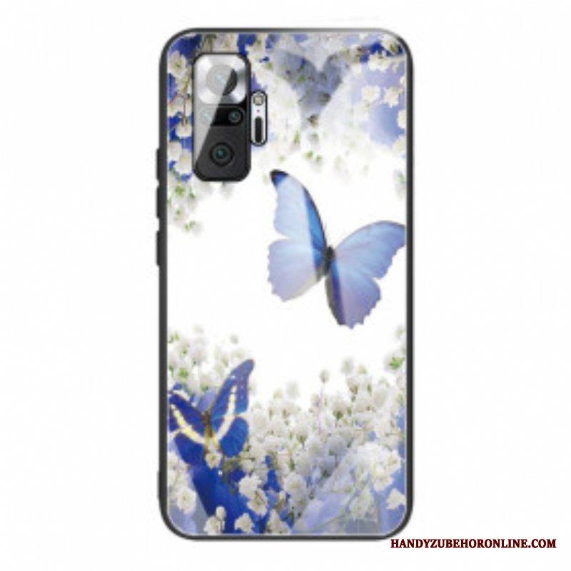 Kuori Xiaomi Redmi Note 10 Pro Butterflies Design Karkaistu Lasi