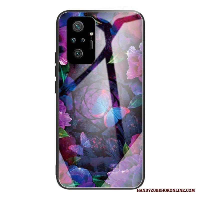 Kuori Xiaomi Redmi Note 10 Pro Butterflies Variation Karkaistu Lasi