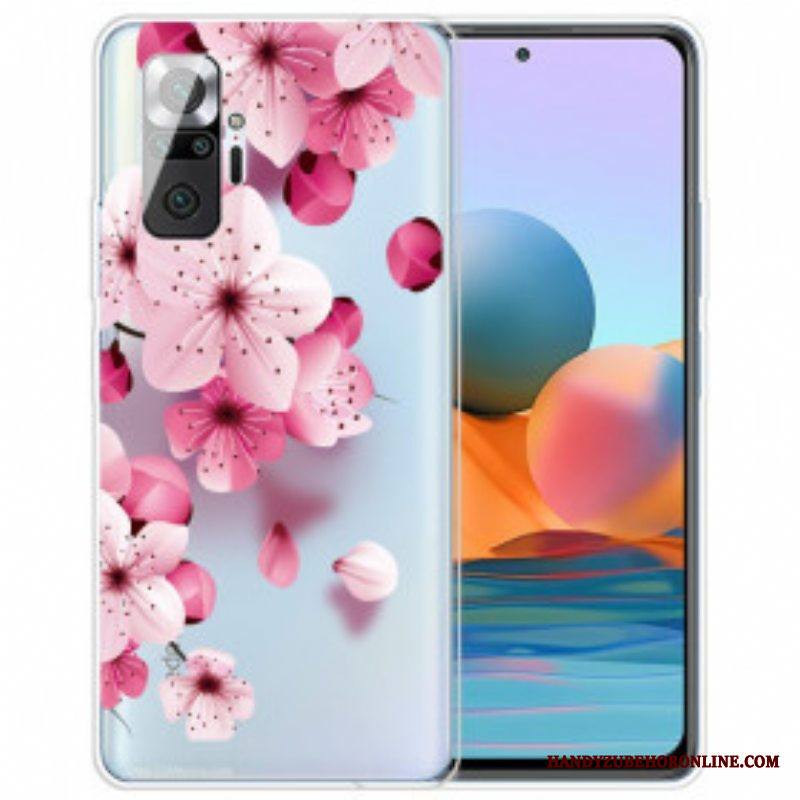 Kuori Xiaomi Redmi Note 10 Pro Pienet Vaaleanpunaiset Kukat
