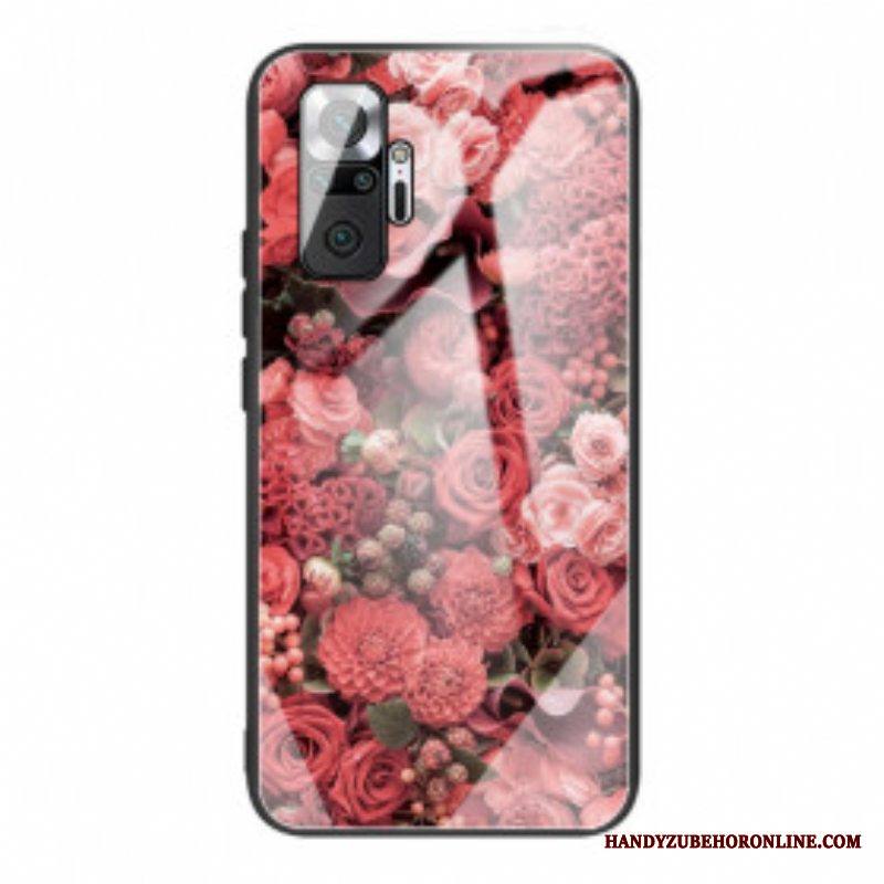 Kuori Xiaomi Redmi Note 10 Pro Rose Flowers Karkaistu Lasi