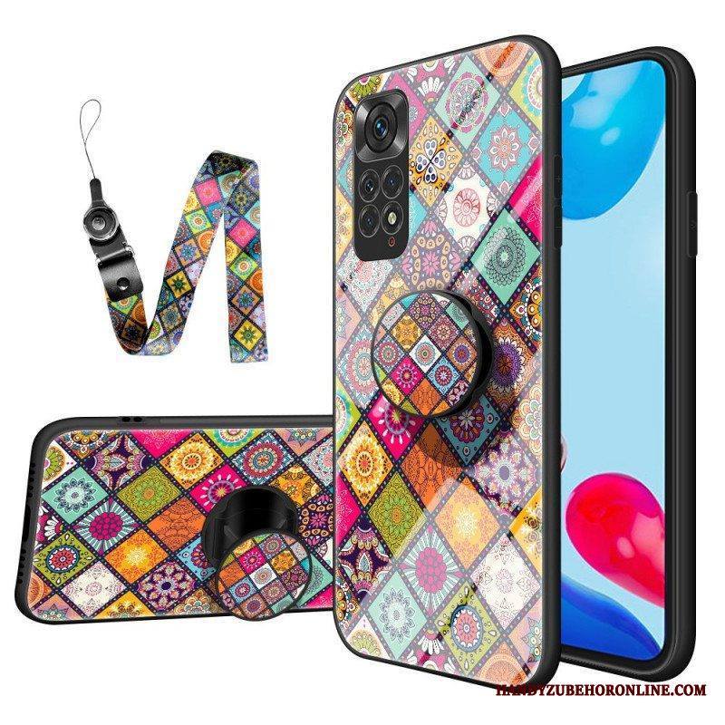 Kuori Xiaomi Redmi Note 11 / 11S Patchwork Magneettipidike