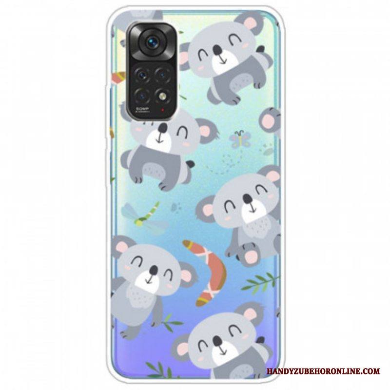 Kuori Xiaomi Redmi Note 11 / 11S Pienet Harmaat Pandat