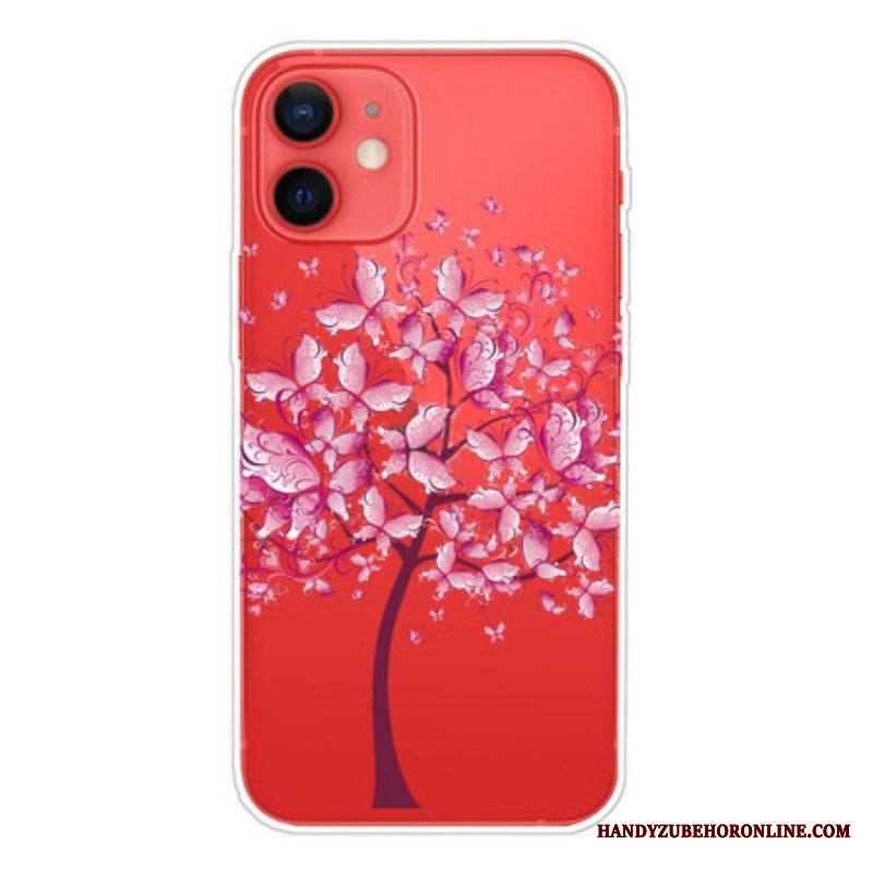 Kuori iPhone 13 Mini Pinkki Puun Latva