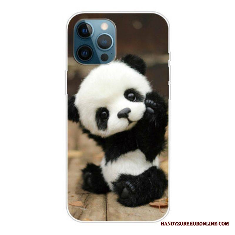 Kuori iPhone 13 Pro Max Joustava Panda