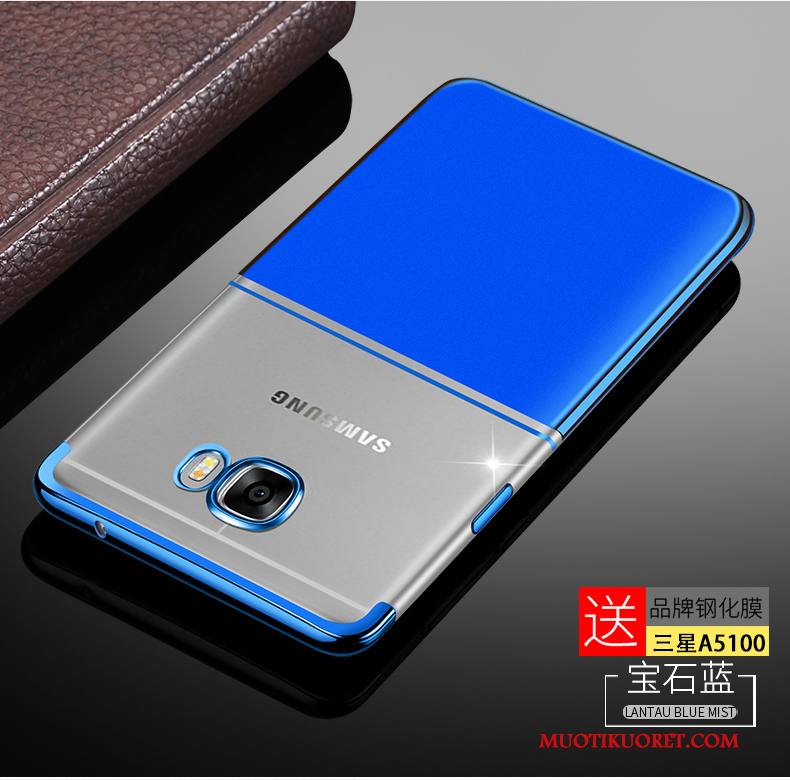 Samsung Galaxy A5 2016 Murtumaton Kuori Ohut Sininen Trendi Puhelimen Kuoret Tähti