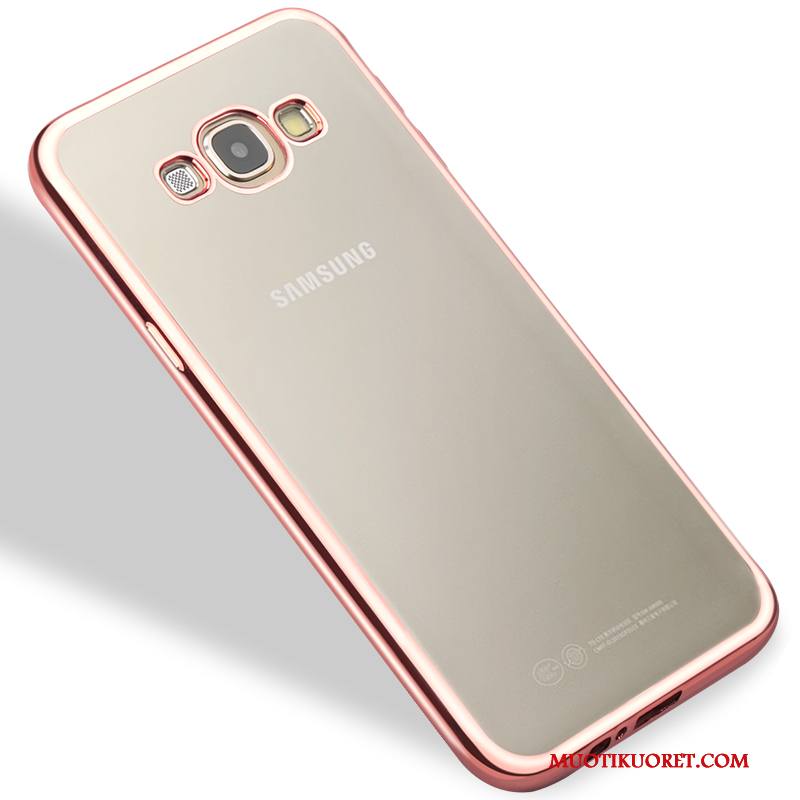 Samsung Galaxy A8 Kuori Murtumaton Pinkki Pehmeä Neste Tähti Kulta Suojaus Puhelimen Kuoret