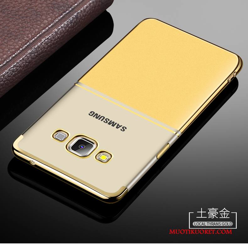 Samsung Galaxy A8 Pesty Suede Kuori Murtumaton Tähti Kulta Kotelo Puhelimen Kuoret