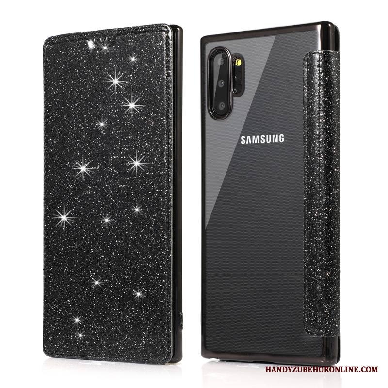 Samsung Galaxy Note 10+ Kuori Puhelimen Musta Kotelo Tähti