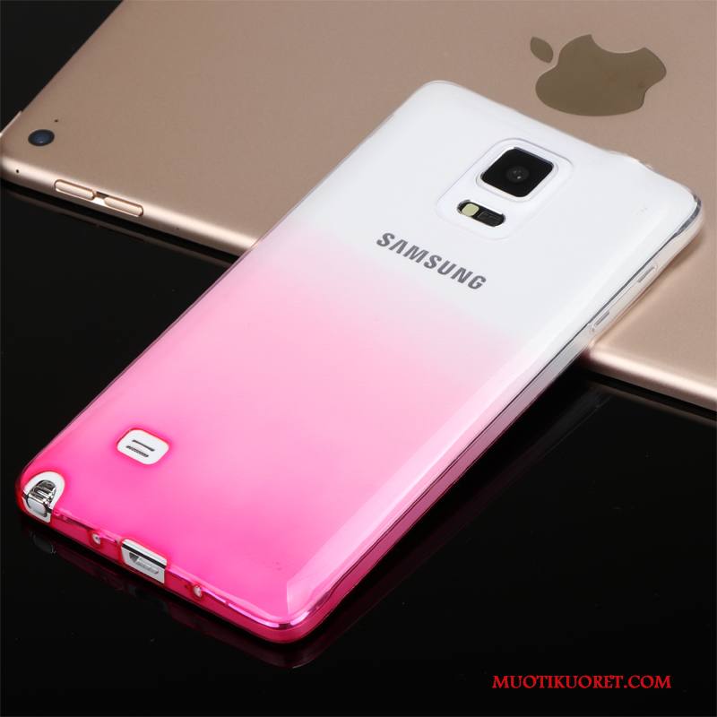 Samsung Galaxy Note 4 Jauhe Kotelo Läpinäkyvä Puhelimen Kuoret Kevyt Tähti Kuori