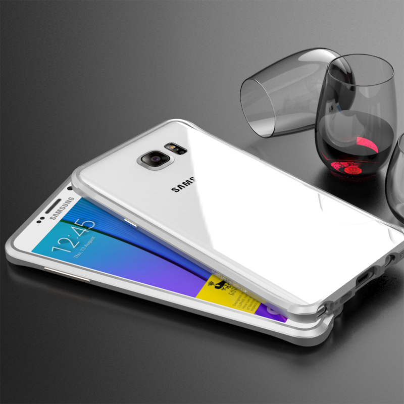 Samsung Galaxy Note 5 Kuori Kehys Puhelimen Kuoret Yksinkertainen Suojaus Kotelo Murtumaton Ultra