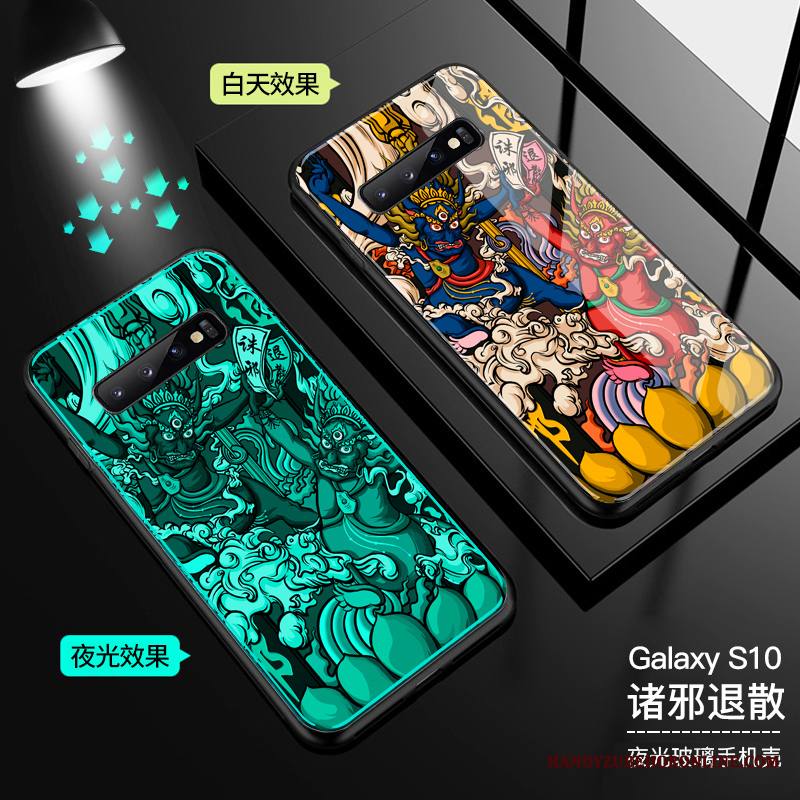 Samsung Galaxy S10 Kuori Tähti Kirkas Tide-brändi Trendi All Inclusive Murtumaton Persoonallisuus
