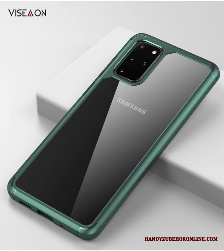 Samsung Galaxy S20+ Kuori Murtumaton Uusi Silikoni Net Red All Inclusive Vihreä Luova