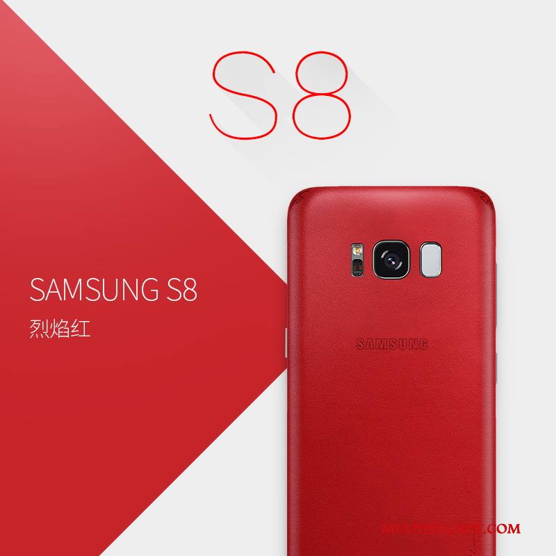 Samsung Galaxy S8 Kuori All Inclusive Luova Puhelimen Kuoret Ultra Kotelo Ohut Aito Nahka