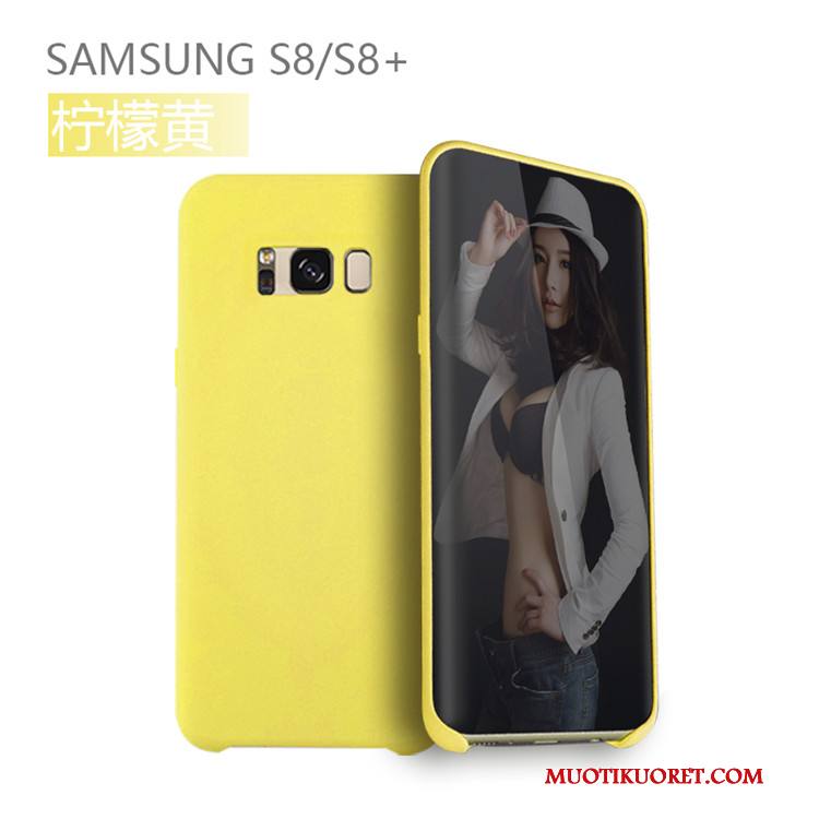 Samsung Galaxy S8 Kuori Kotelo Tähti Suojaus Persoonallisuus Keltainen Trendi Puhelimen Kuoret