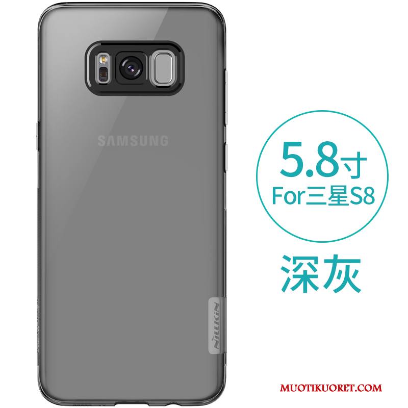 Samsung Galaxy S8 Kuori Kulta Suupaltti Läpinäkyvä Kotelo Tähti Puhelimen Kuoret Silikoni