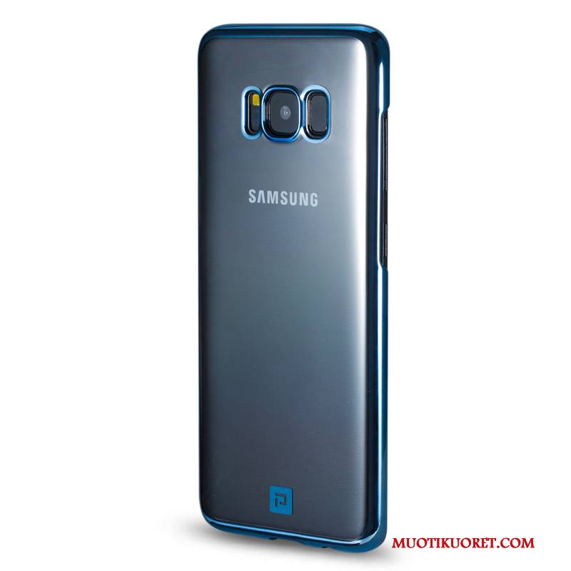 Samsung Galaxy S8 Kuori Trendi Sininen Pinnoitus Ohut Puhelimen Kuoret Suojaus Läpinäkyvä