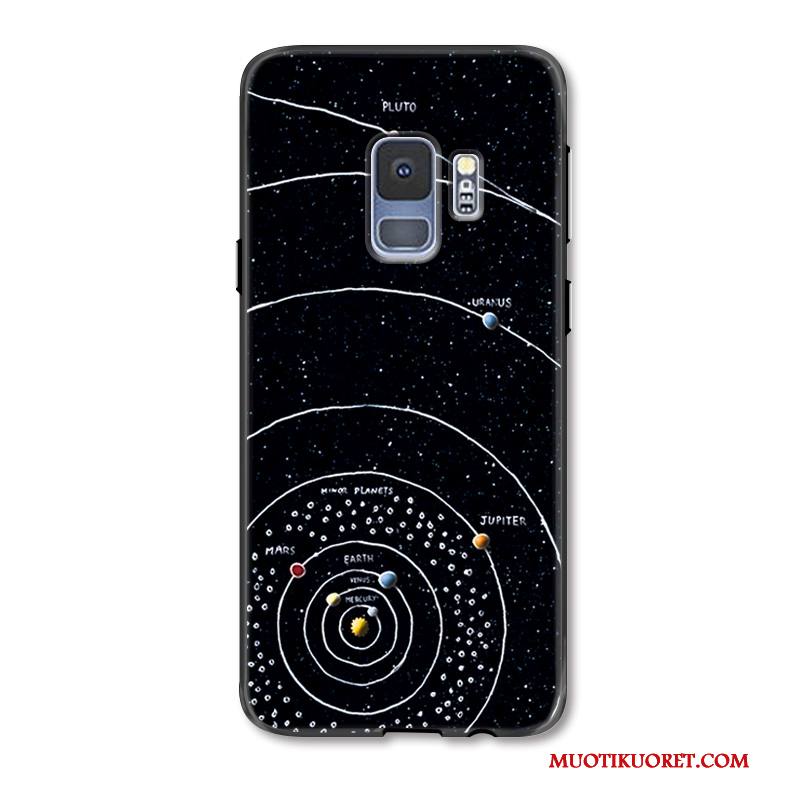 Samsung Galaxy S9 Kuori Puhelimen Kuoret Suojaus Tähti Kotelo Luova Musta Murtumaton