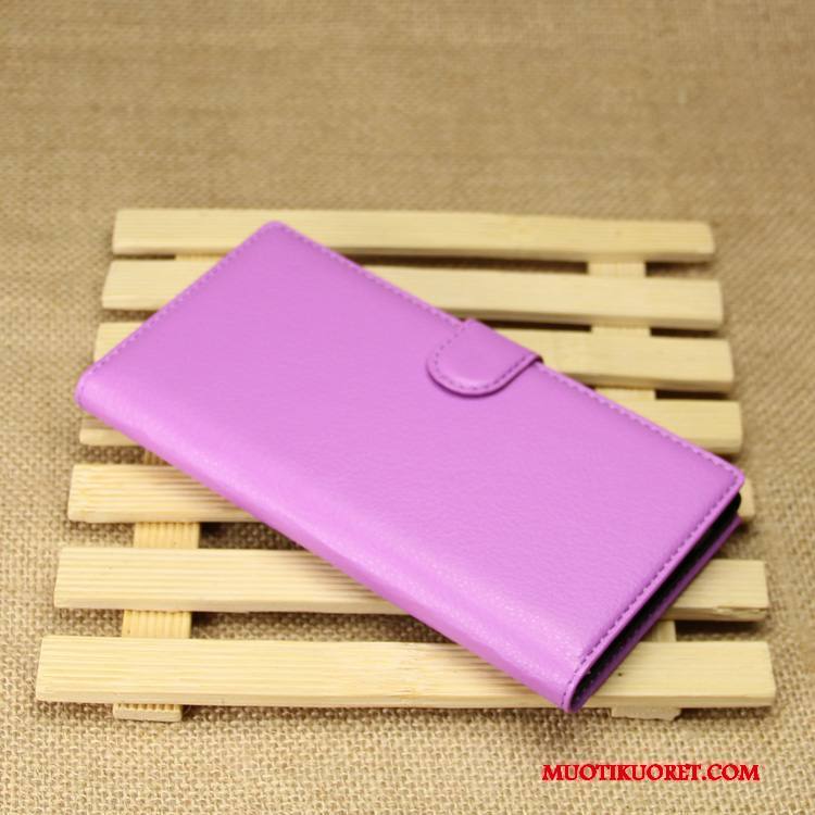 Sony Xperia T3 Kuori Puhelimen Puhelimen Kuoret Nahkakotelo Violetti Suojaus