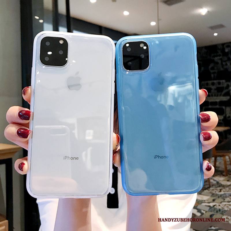 iPhone 11 Pro Kuori Murtumaton Pehmeä Neste All Inclusive Puhelimen Kuoret Kotelo Silikoni Valkoinen