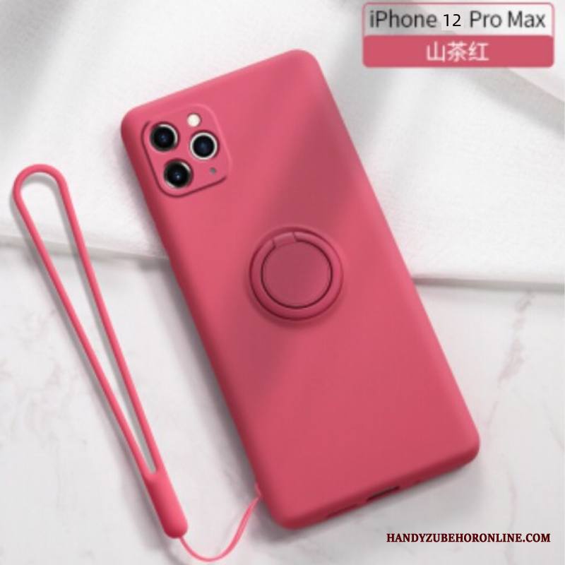 iPhone 12 Pro Max Kuori All Inclusive Rengas Puhelimen Kuoret Tuki Persoonallisuus Uusi Ohut