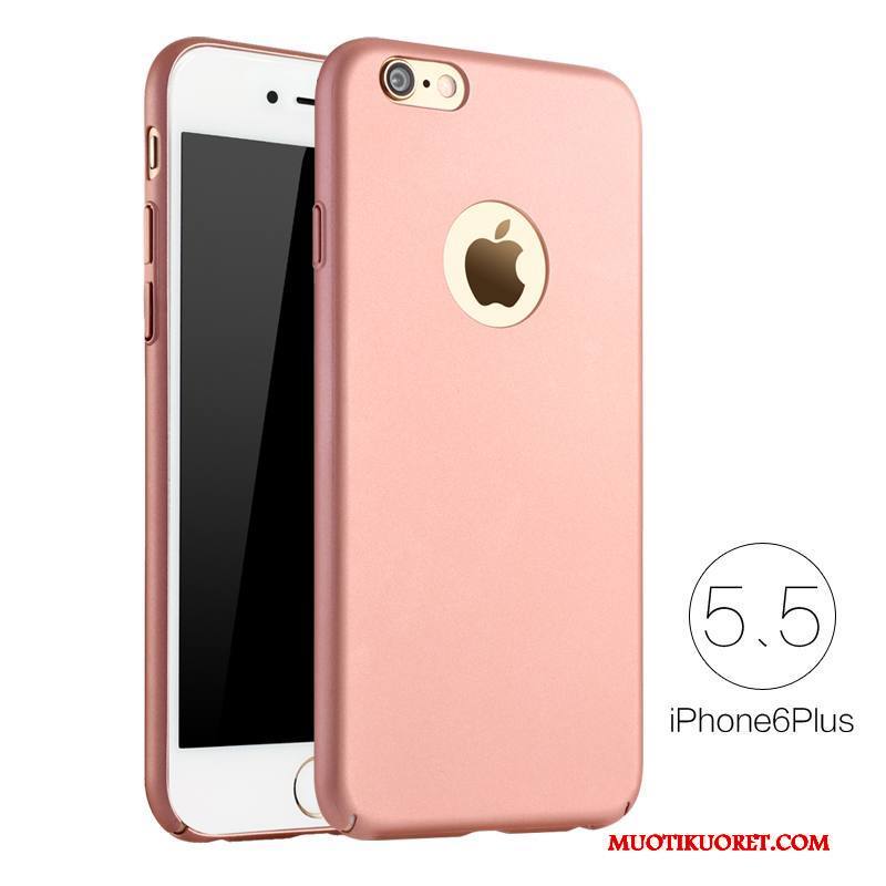 iPhone 6/6s Plus Kuori Ultra Ohut Pinkki Kulta Pesty Suede Puhelimen Kuoret Yksinkertainen