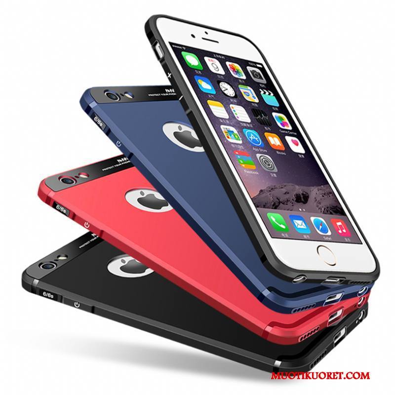 iPhone 6/6s Plus Puhelimen Kuoret Pehmeä Neste Murtumaton Punainen Musta Kuori Trendi