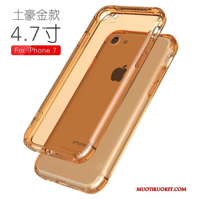 iPhone 7 Kuori Trendi Silikoni Kulta Pehmeä Neste All Inclusive Puhelimen Kuoret Kotelo