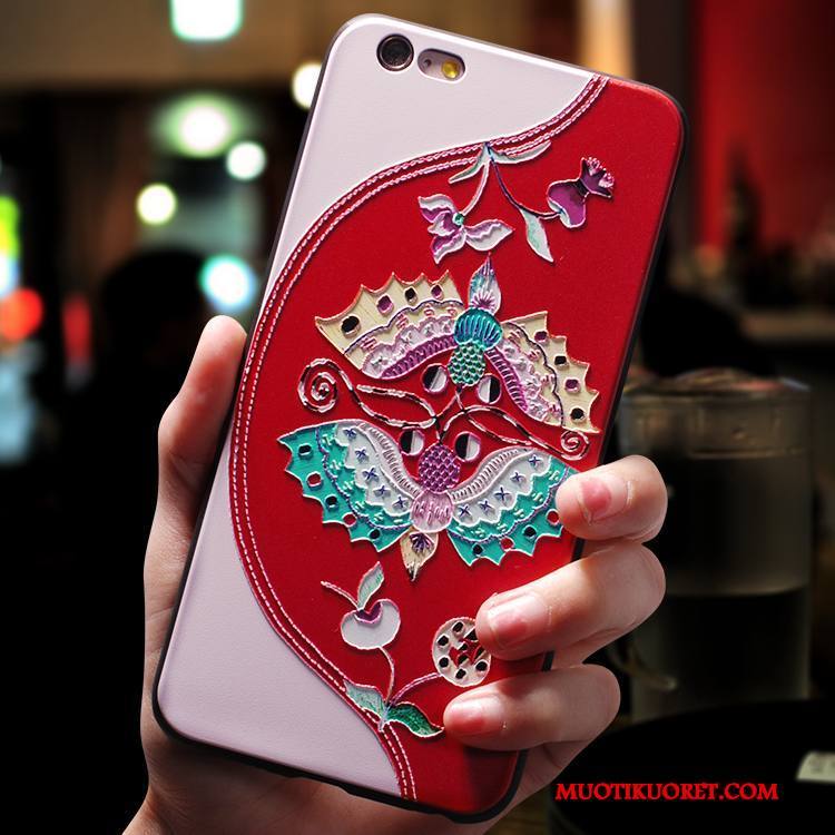 iPhone 8 Plus Kuori All Inclusive Murtumaton Persoonallisuus Kiinalainen Tyyli Puhelimen Kuoret Silikoni Kotelo