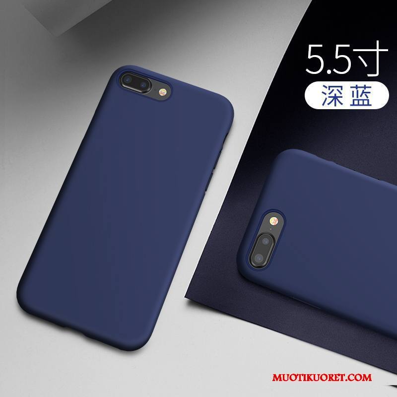 iPhone 8 Plus Kuori Suojaus Malli Silikoni Kotelo Sininen Tide-brändi Puhelimen Kuoret