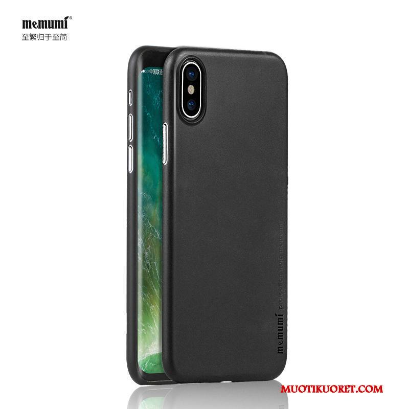 iPhone X Kova Ultra Musta Ohut Puhelimen Kuoret Kuori All Inclusive