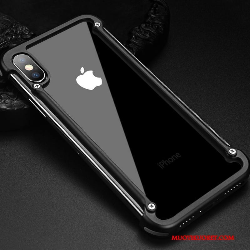 iPhone X Kuori Tide-brändi Kotelo Luova Puhelimen Kuoret Uusi Persoonallisuus Musta